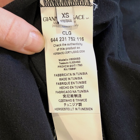 Versace Collection, Size XS, Black - Picture 4 of 4